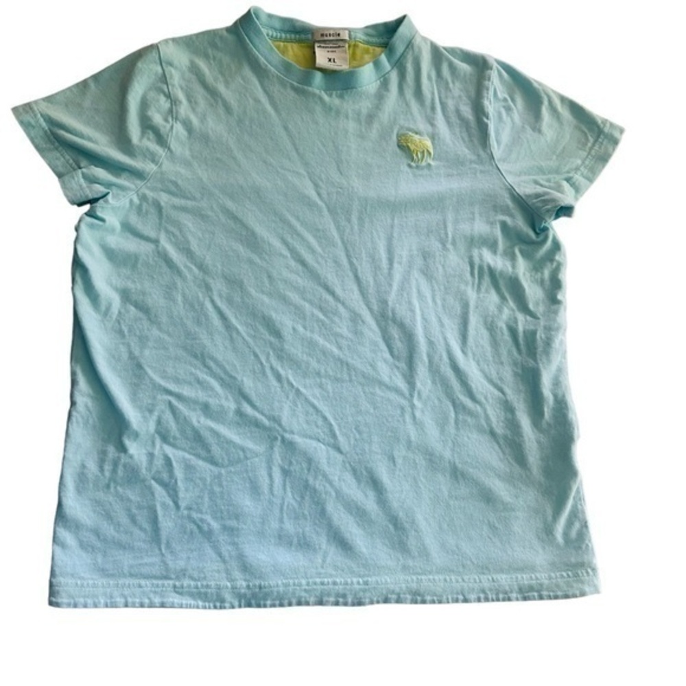 Abercrombie Kids Muscle Short Sleeve T-Shirt - Boys Size XL - Blue